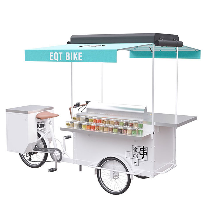 2019 de stijlbbq van Europa Multifunctionele Commerciële het Voedselkar van de voedselautoped
