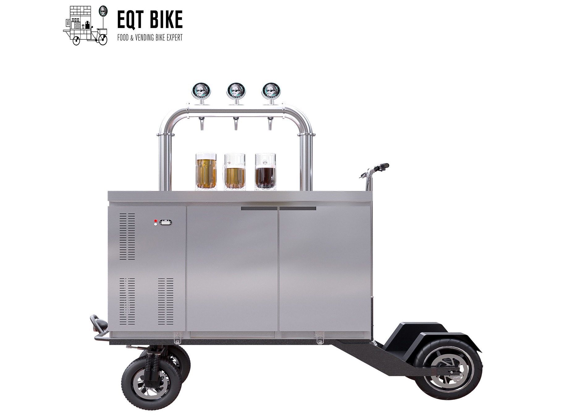 V Rem 3 de Fietskar Li Battery Coffee Vendor Cart van het Smaakbier