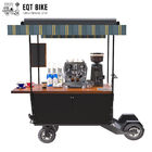 350w het Metaalkader van voedselvan vending coffee bike cart